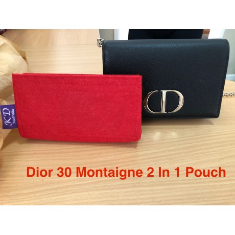 Dior 30 Montaigne 2-IN-1 Pouch - SLG Organizer | Small Leather